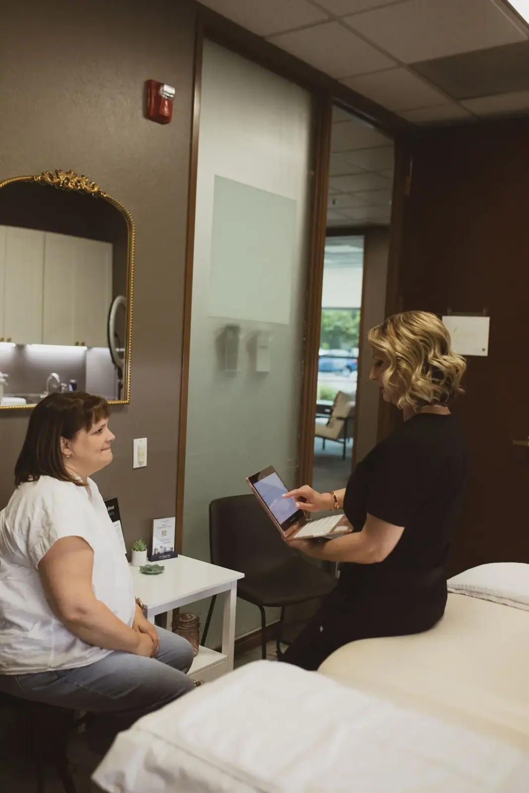 Personalized skin consultation at Dermáge Aesthetics